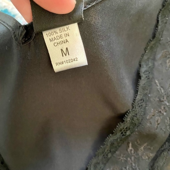 Only Hearts NYC Black Silk Camisole - Picture 8 of 9